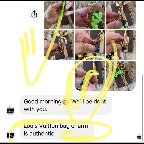 Louis Vuitton bag charm - Picture 12 of 12